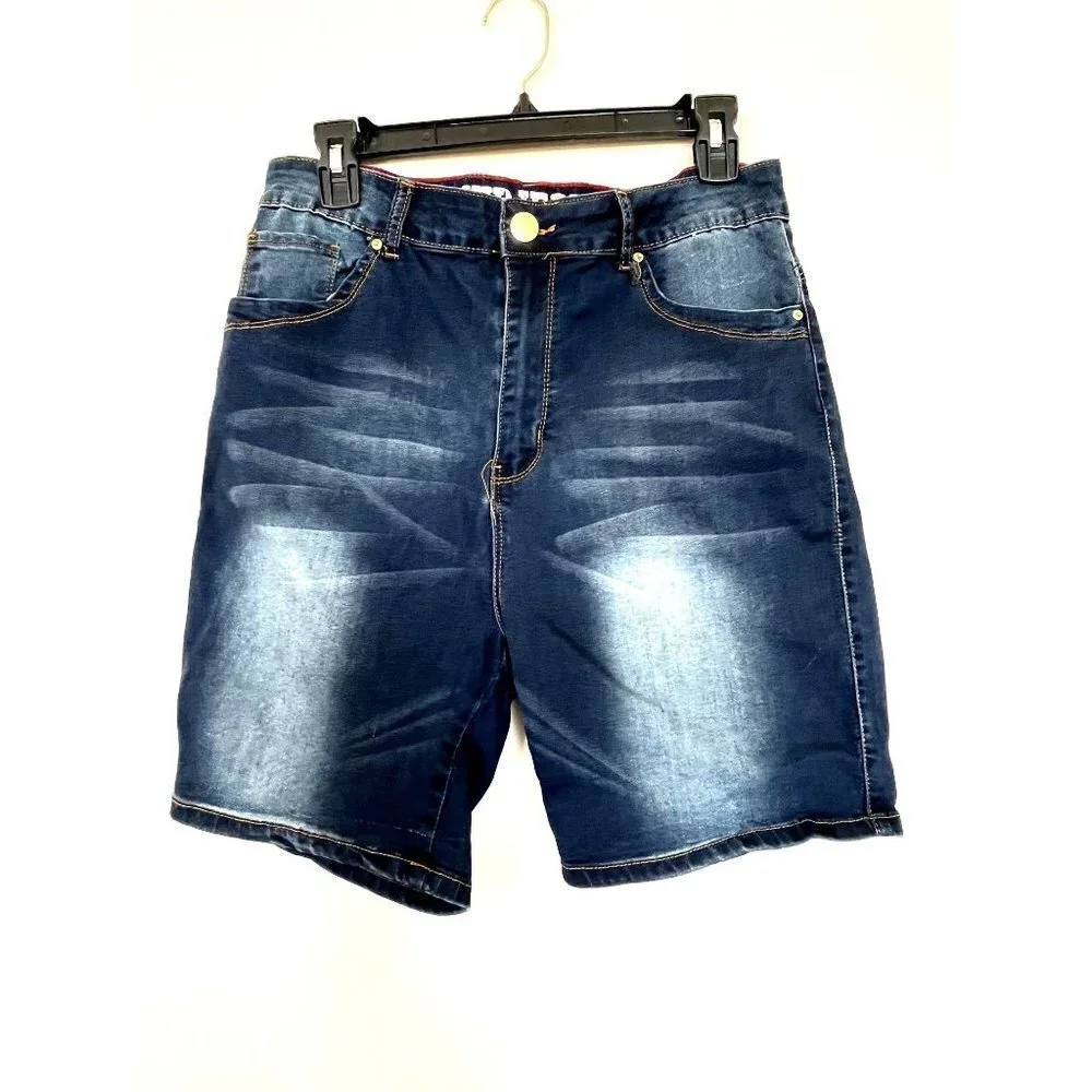 VIP Bermuda Jean Shorts 33 - Picture 1 of 7